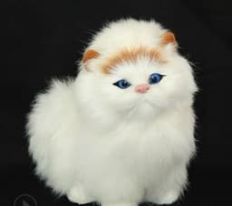 image-Simulation Animal Model Cat Plush Children's Toy Toy Doll