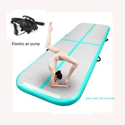 image-Inflatable Gymnastics Mat Yoga Mat Drawing Air Cushion Taekwondo Martial Arts Training