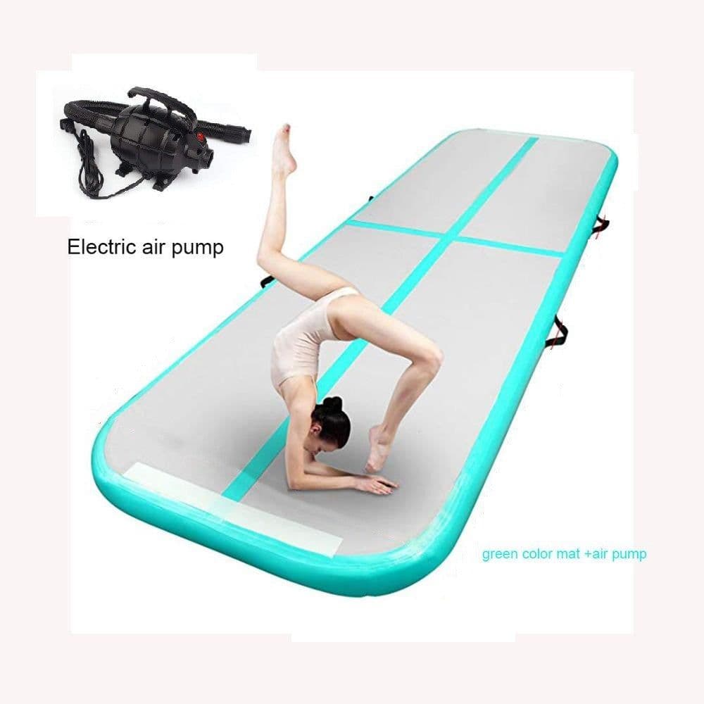 image-Inflatable Gymnastics Mat Yoga Mat Drawing Air Cushion Taekwondo Martial Arts Training