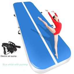image-Inflatable Gymnastics Mat Yoga Mat Drawing Air Cushion Taekwondo Martial Arts Training
