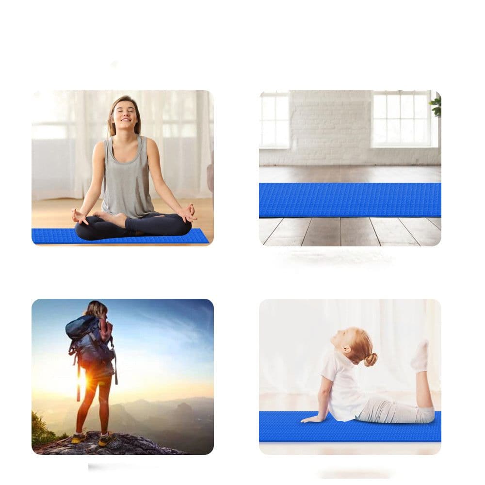 image-Monochrome Eva Yoga Mat Environmental Odorless Anti-Slip Sports Fitness Moisture Anti-Slip