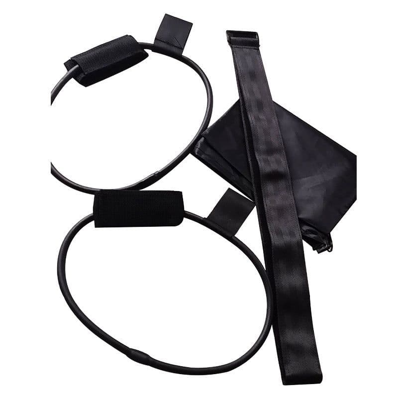 image-Latex Material Yoga Fitness Belt Foot Pedal Tension Rope Home Exercise Fitness Equipment Home Workout Resistance Bands