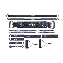 image-High Quality Latex Resistance Bands Set With Workout Bar Workout Bench Adjustable Home Exercise