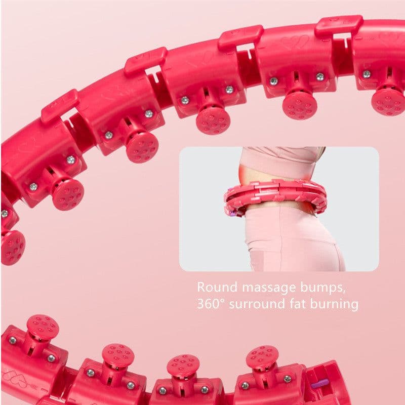 image-Sports Ring Yoga Home Fitness Smart Ring Ring Does Not Fall Adjustable Waist Abdominal Weight Loss
