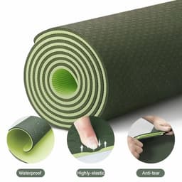 image-Exercise-Pad Non-Slip-Mat Position-Line Gymnastics Tpe Yoga Fitness Pilates Double-Layer