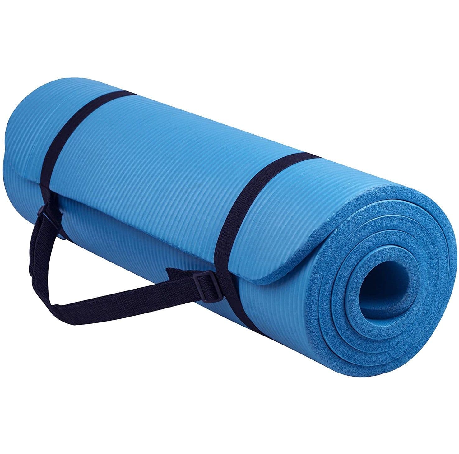 image-Yoga Mat NBR Yoga Mat Striped Yoga Mat