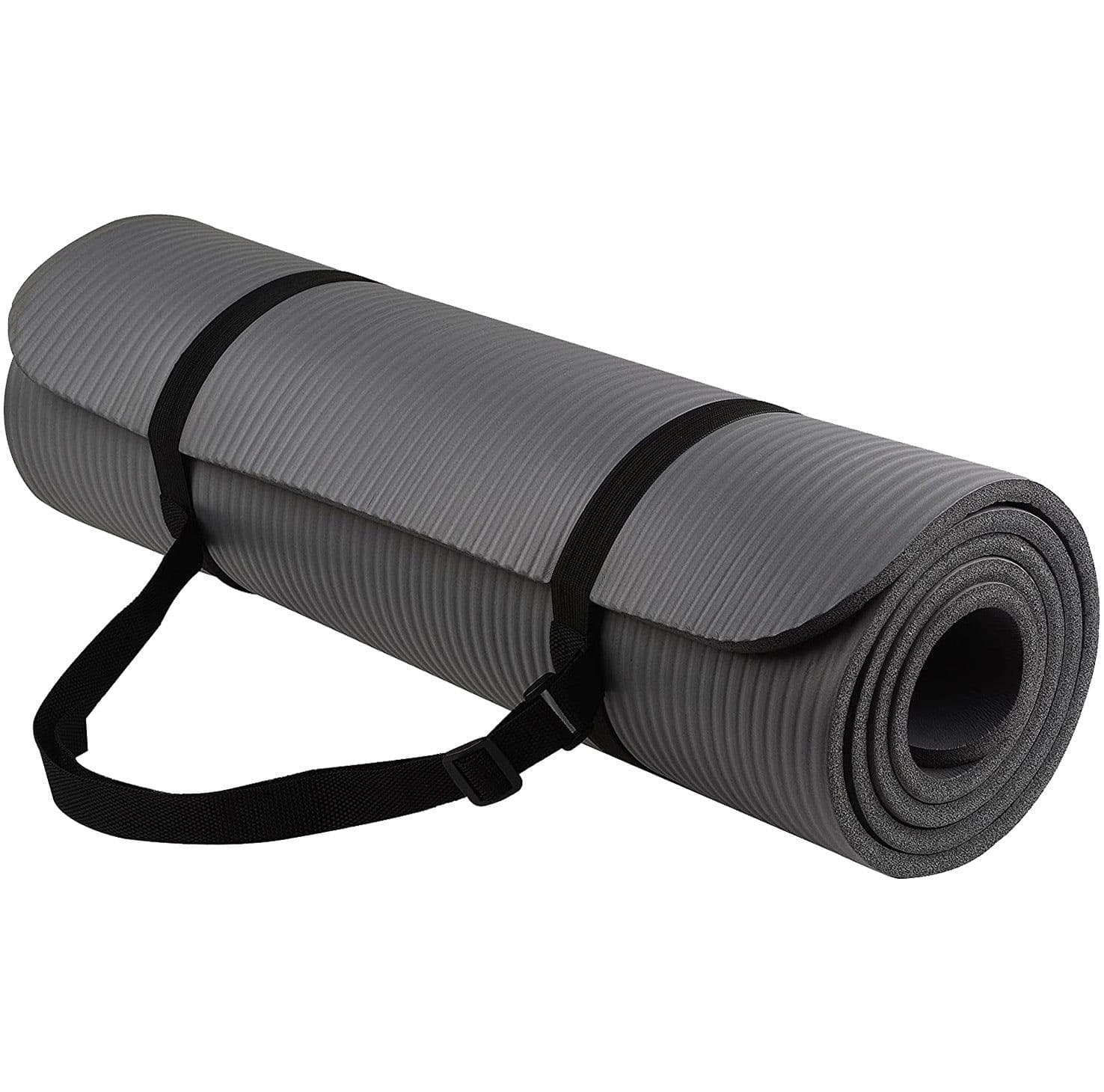 image-Yoga Mat NBR Yoga Mat Striped Yoga Mat