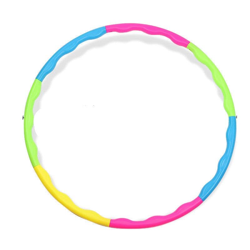 image-Plastic Fitness Equipment Gymnastics Ring Disassembly Splicing Massage Hoop