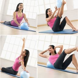 image-Yoga Ball Pregnant Women Postpartum Recovery Child Balance Ball 25Cm Thickened Explosion-Proof Elastic Ball