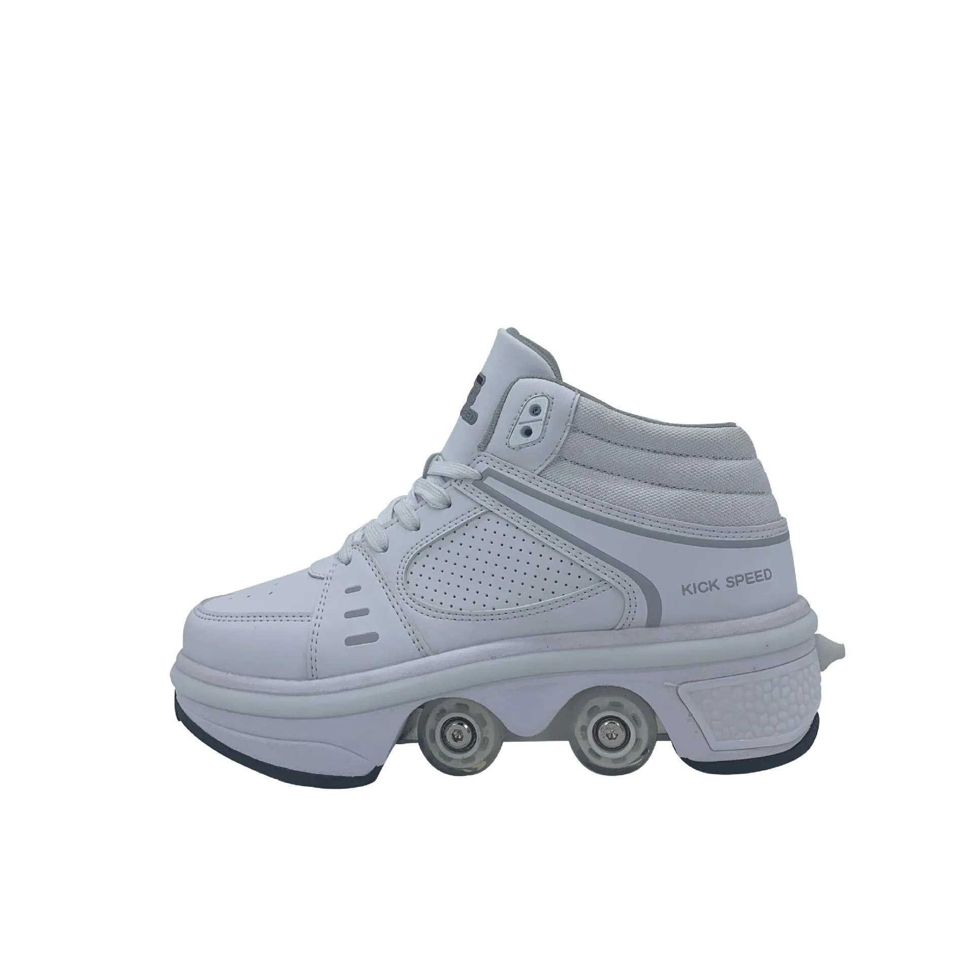 image-Good Product Dual-purpose Roller Skates, Deformed Shoes, Double Row Roller Skates