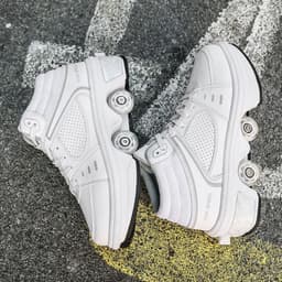 image-Good Product Dual-purpose Roller Skates, Deformed Shoes, Double Row Roller Skates