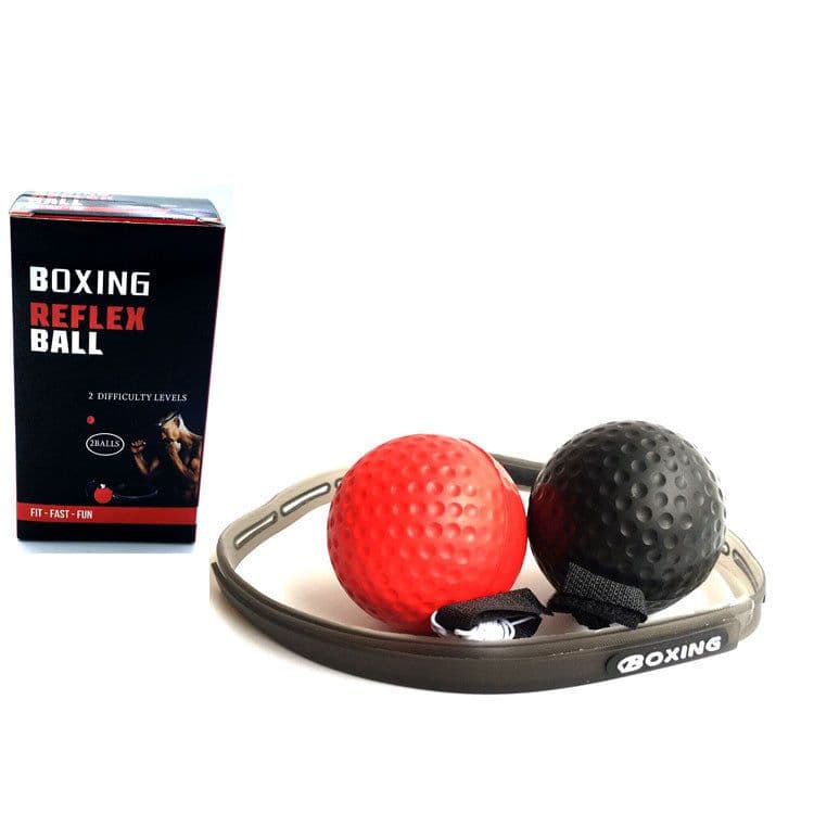 image-Silicone Headband Boxing Ball PU Foam Ball