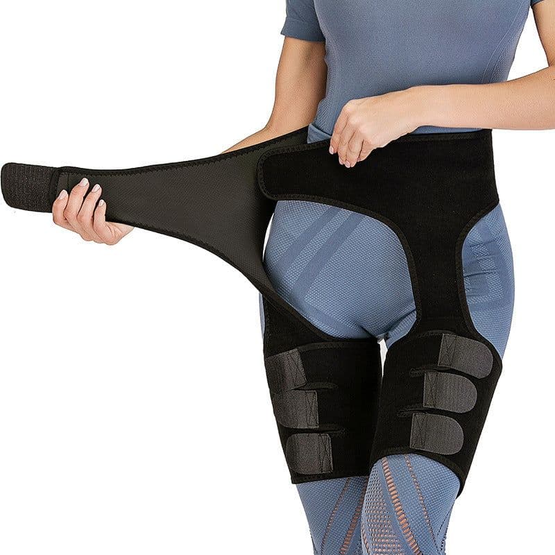 image-Sports Waist Belt Women's Shaping Straps Sweating Thigh Set Leggings Leggings Running Fitness Hip Belt