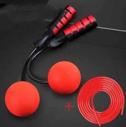 image-Dual-purpose Adult Training Red Exquisite Universal Cordless Skipping Wireless Outdoor Weight Ball Bold Rope Fitness Outdoor
