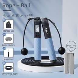 image-Jumping Rope Cordless Type Counting Fitness Exercise Wireless Gravity Weight Ball Fat Burning Female Cordless