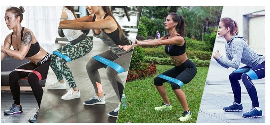 image-Resistance Bands Set Or Singles Exercise Glutes Yoga Pilates Home Gym Workout Fitness