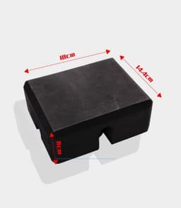 image-Bench Press Brick Fitness Strength Exercise Equipment Bench Press Mat Shaped Brick Weight Lifting Power Aid Tool