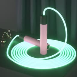 image-Children's Special Beginner Adjustable Toy Luminous Exercise To Generate Skipping Fitness