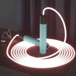 image-Children's Special Beginner Adjustable Toy Luminous Exercise To Generate Skipping Fitness