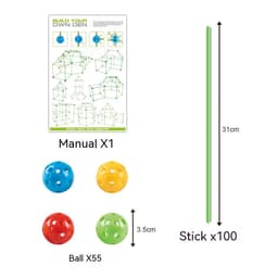 image-Fort Building Kit Construction Blocks Set Kids Toy Tents Fortress Builder Castles Tunnels Diy 3d Play House For Children Gift