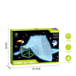 image-Fort Building Kit Construction Blocks Set Kids Toy Tents Fortress Builder Castles Tunnels Diy 3d Play House For Children Gift