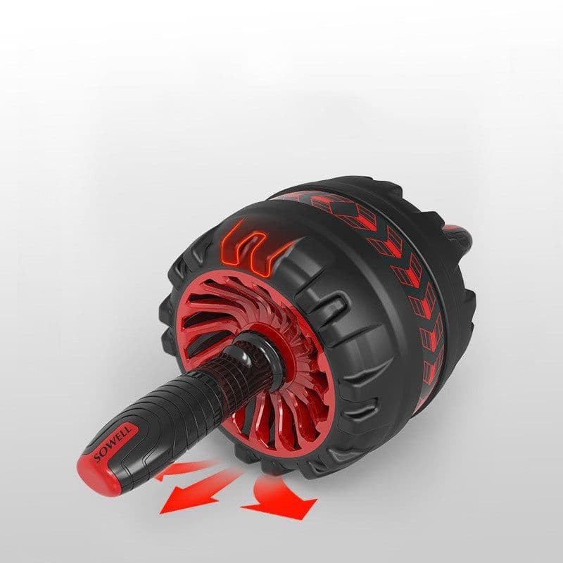 image-Key Abdominal Set Curl Abdominal Muscle Training Automatic Rebound Abdominal Wheel