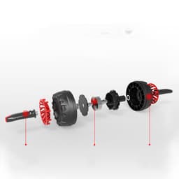image-Key Abdominal Set Curl Abdominal Muscle Training Automatic Rebound Abdominal Wheel
