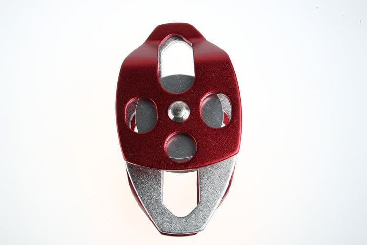 image-Outdoor Mountaineering And Rock Climbing Rescue Equipment Load-bearing Double Pulley Cross Hoisting