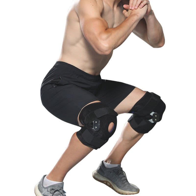 image-Mountaineering Running Folding Steel Plate Sports Knee Pads
