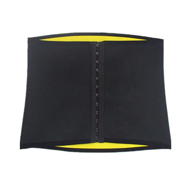 image-Neoprene Men's Corset Waist Belt Waist Trainer Abdomen Breast Buckle Body Shaping
