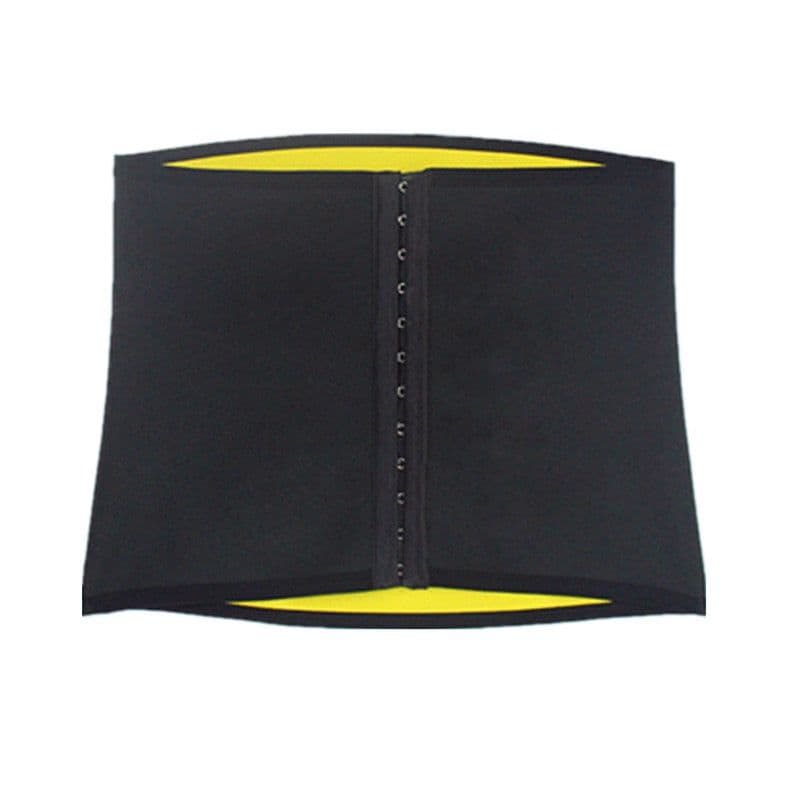 image-Neoprene Men's Corset Waist Belt Waist Trainer Abdomen Breast Buckle Body Shaping