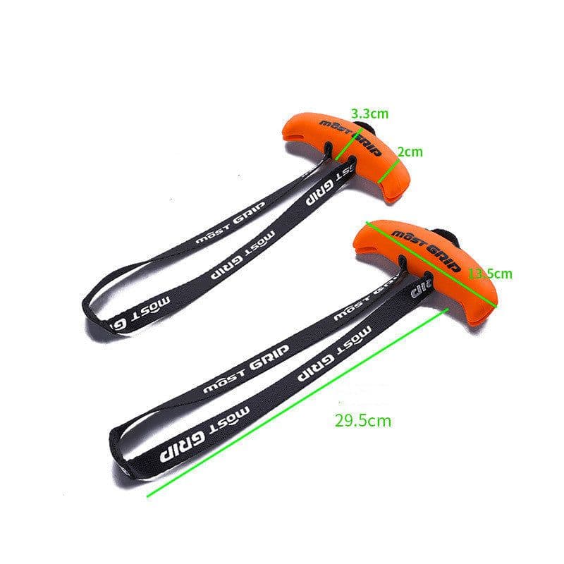 image-Radial Handle Fitness TPE Horn Grip Hard Pull Pull-up Training Handle Equipment Exercise