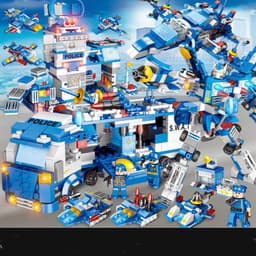 image-Puzzle Assembling Small Particle Building Block Toys