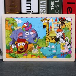 image-Cartoon Pictures 24 Pieces Of Wooden Jigsaw Puzzle