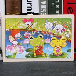 image-Cartoon Pictures 24 Pieces Of Wooden Jigsaw Puzzle