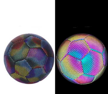 image-Machine Stitched Football Reflective Luminous Football
