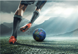 image-Machine Stitched Football Reflective Luminous Football