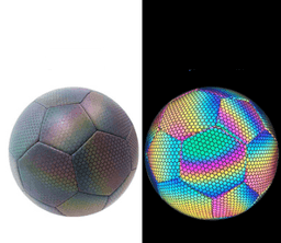 image-Machine Stitched Football Reflective Luminous Football