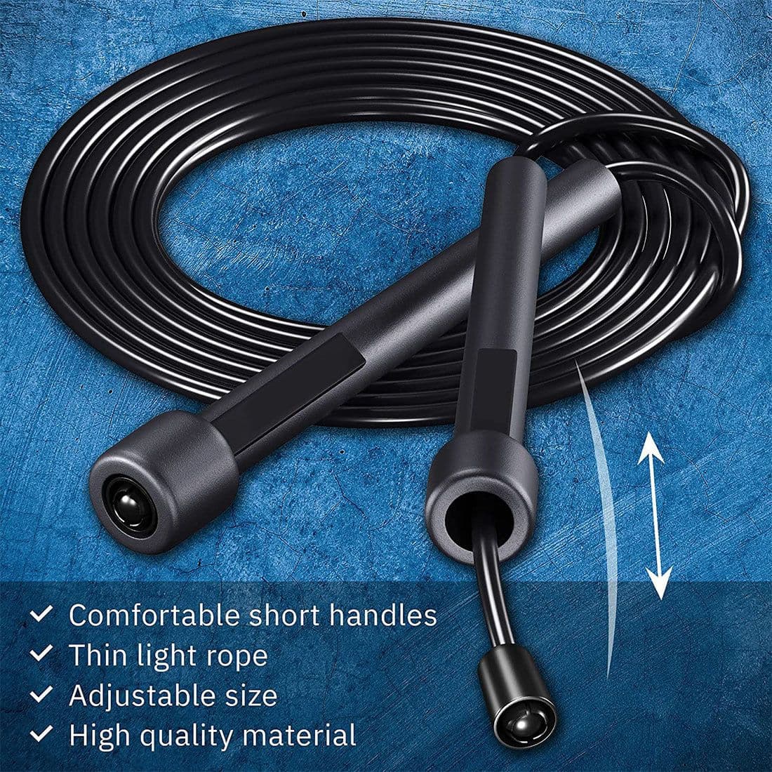 image-Children's Adult Sports Skipping Rope Fitness PVC Skipping Rope