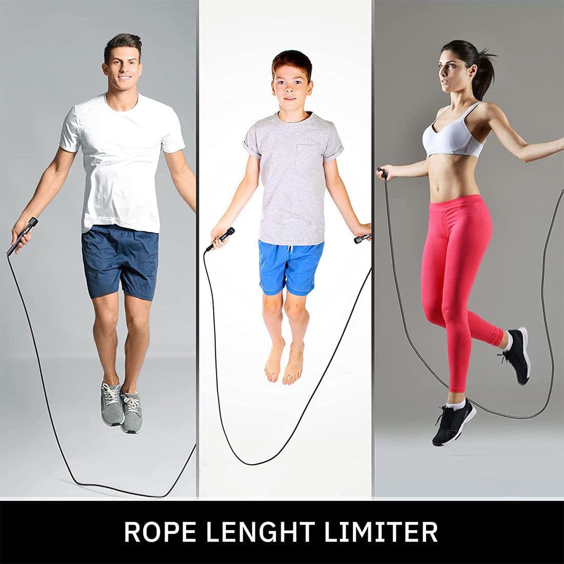 image-Children's Adult Sports Skipping Rope Fitness PVC Skipping Rope