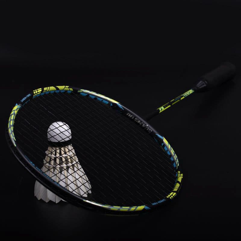 image-Offensive Badminton Racket With Secondary Reinforcement Of 32 Pounds Of Carbon Fiber
