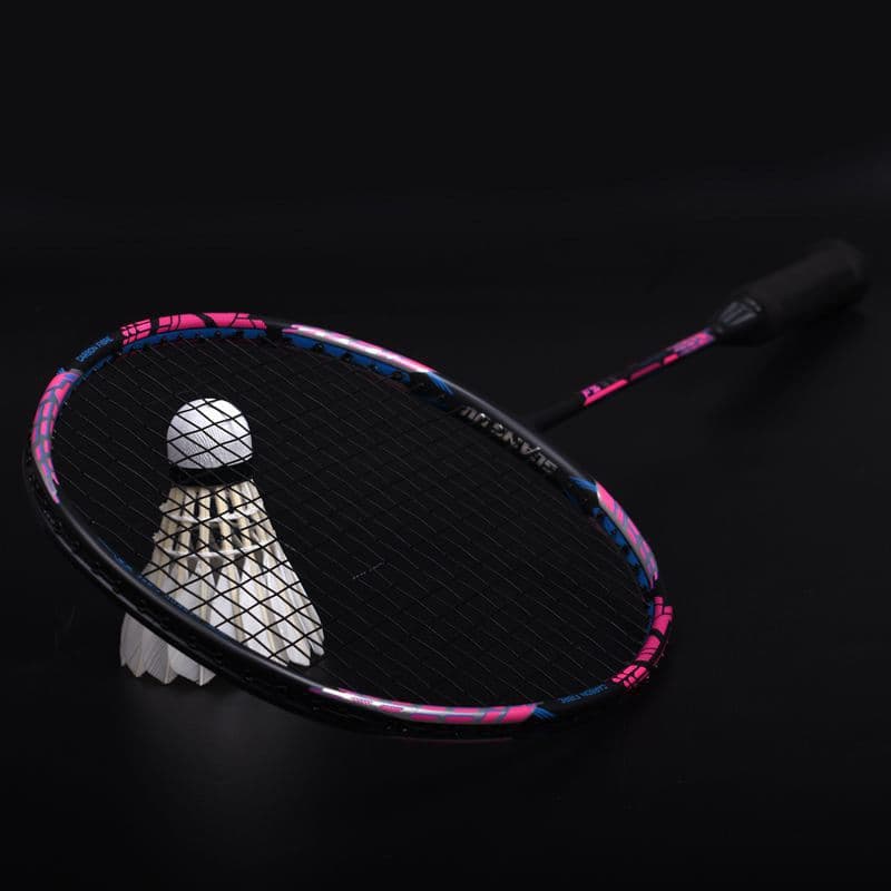 image-Offensive Badminton Racket With Secondary Reinforcement Of 32 Pounds Of Carbon Fiber