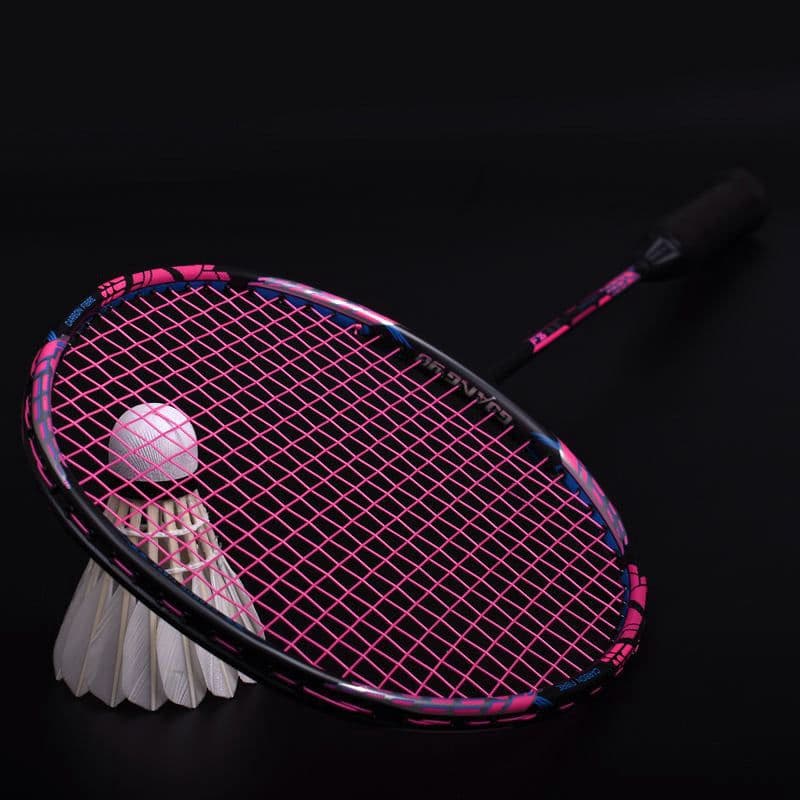 image-Offensive Badminton Racket With Secondary Reinforcement Of 32 Pounds Of Carbon Fiber