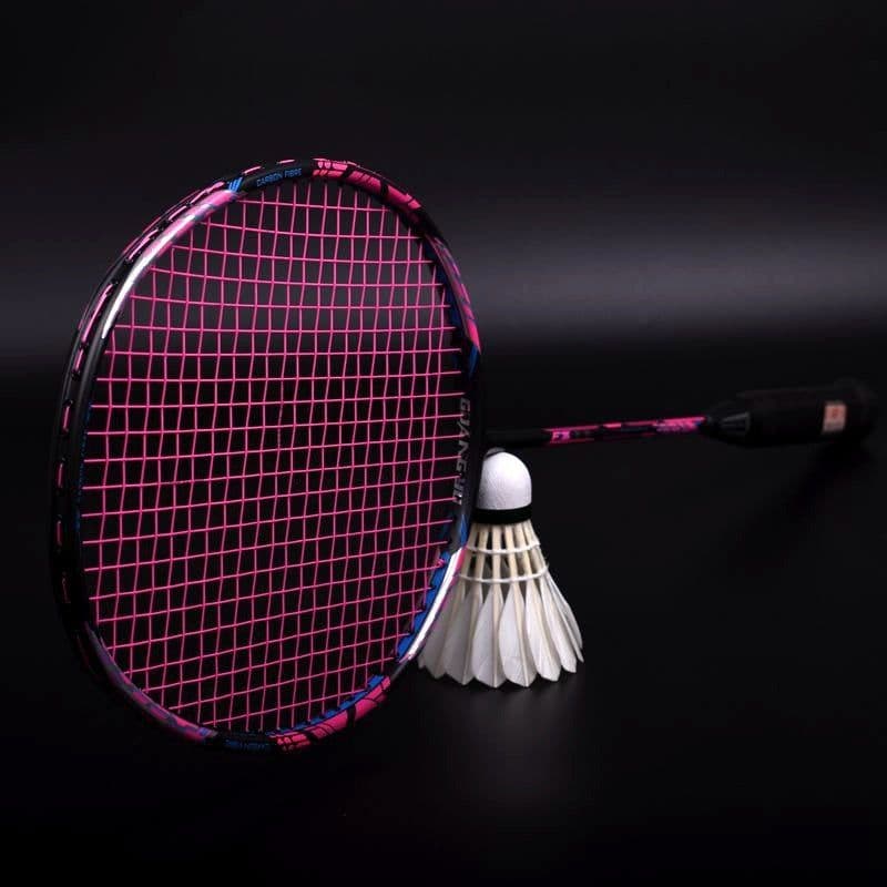 image-Offensive Badminton Racket With Secondary Reinforcement Of 32 Pounds Of Carbon Fiber