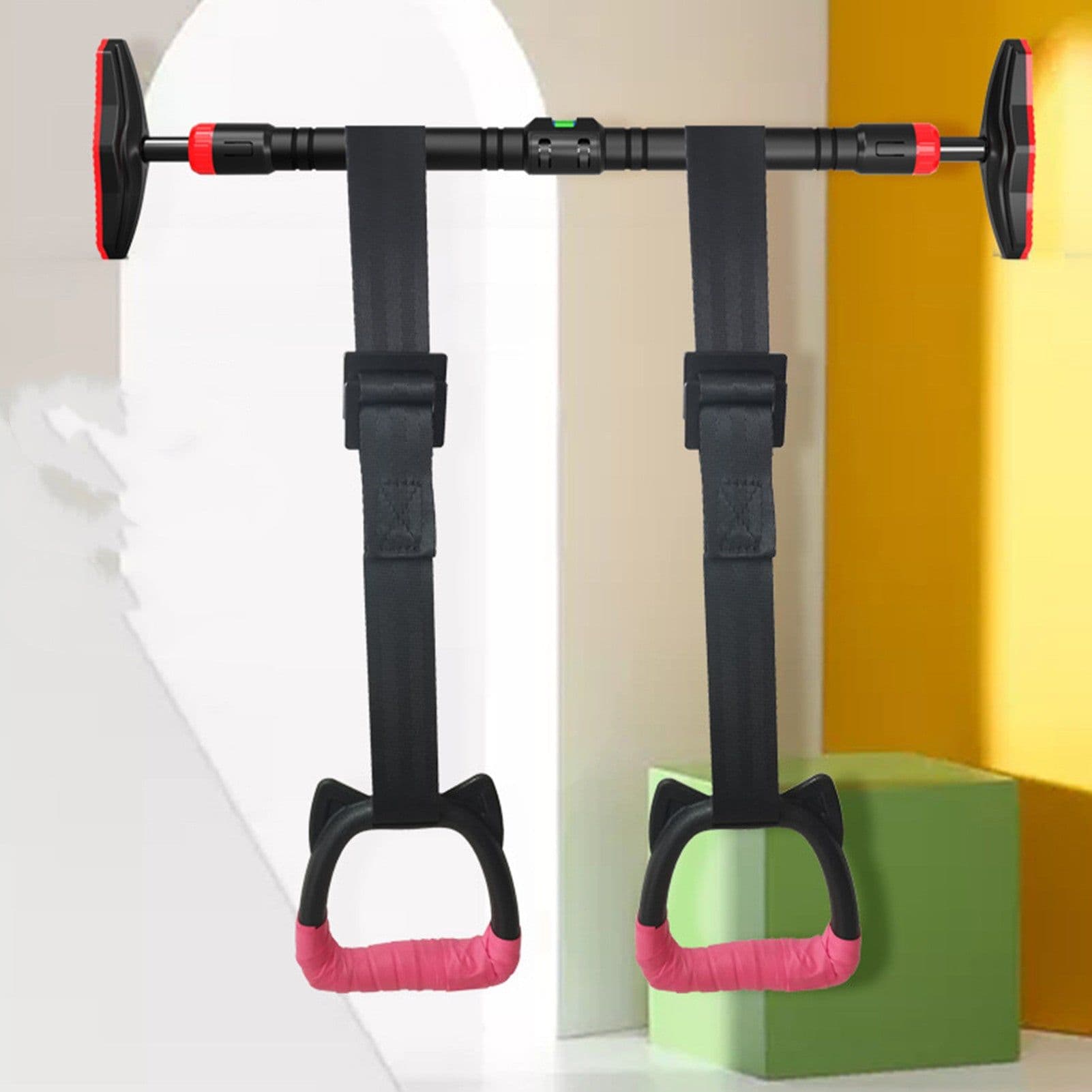 image-Rings For Children's Training Kids Sports Equipment Household Plus Horizontal Bar Indoor Pull Ring