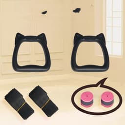 image-Rings For Children's Training Kids Sports Equipment Household Plus Horizontal Bar Indoor Pull Ring