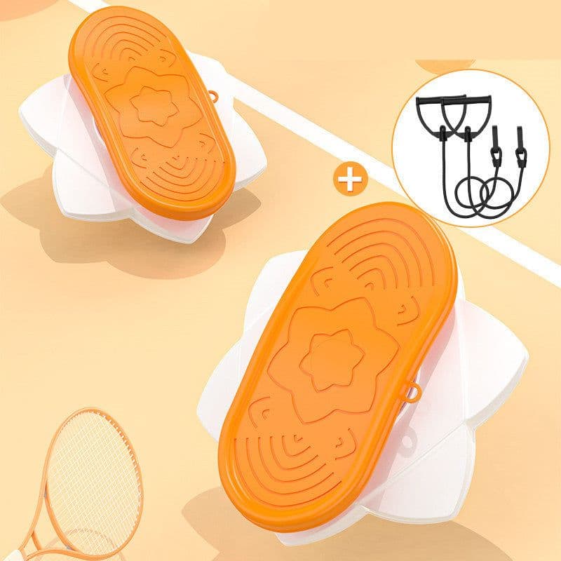 image-Hexagonal Split Dual Bearing Pedal Lumbar Disc Fitness Equipment