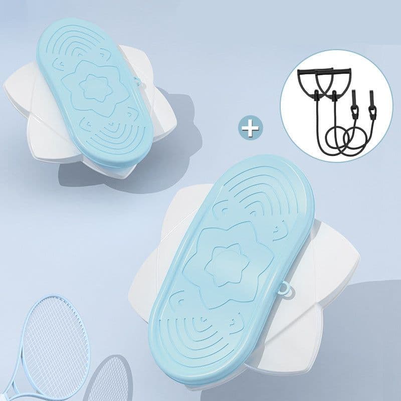 image-Hexagonal Split Dual Bearing Pedal Lumbar Disc Fitness Equipment