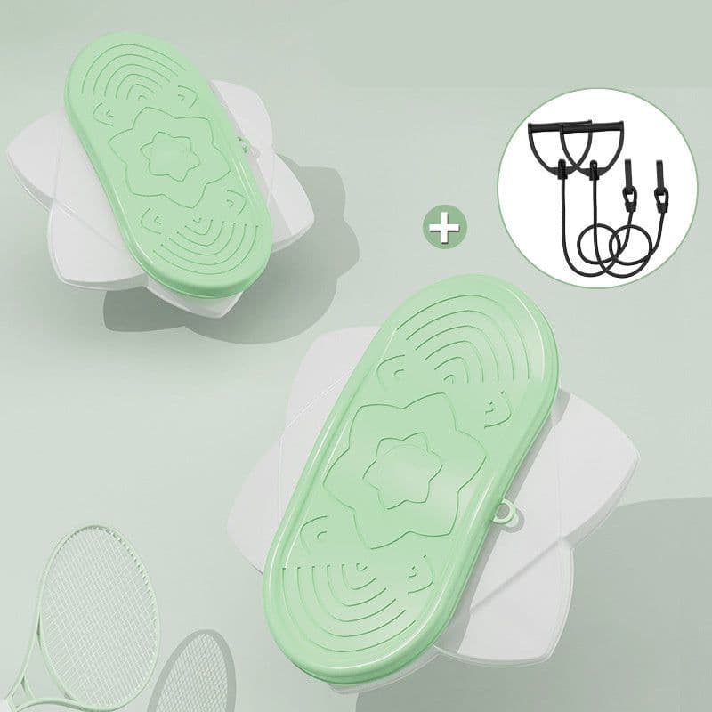 image-Hexagonal Split Dual Bearing Pedal Lumbar Disc Fitness Equipment