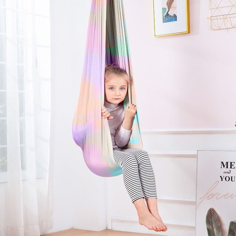 image-Elastic Children's Hammock Indoor And Outdoor Swing
